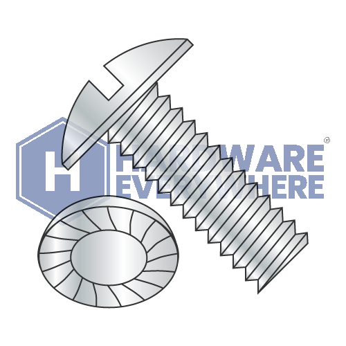 1/4-20 x 5/8 MACHINE SCREWS / Slotted / Truss Head / Steel / Zinc