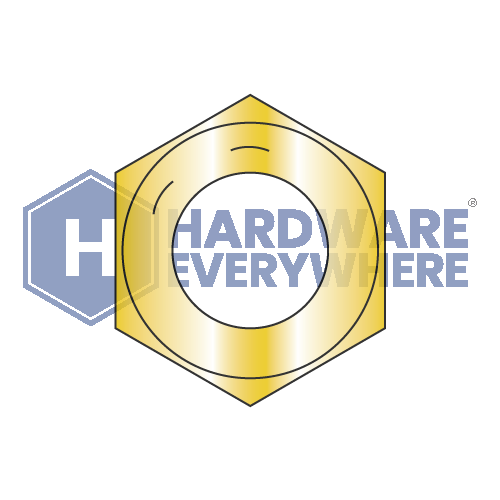 3/8-24 FINISHED HEX NUTS / Grade 8 / Yellow Zinc / MADE IN USA