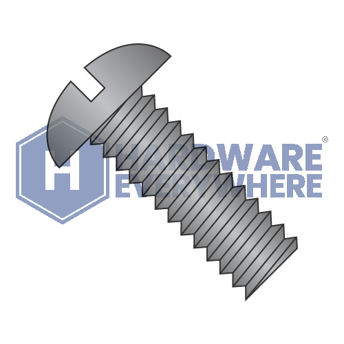 6-32 x 1/4 MACHINE SCREWS / Slotted / Round Head / Steel / Black Oxide