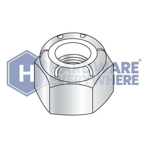 M8 METRIC NYLON INSERT LOCK NUTS / Class 8 / Zinc