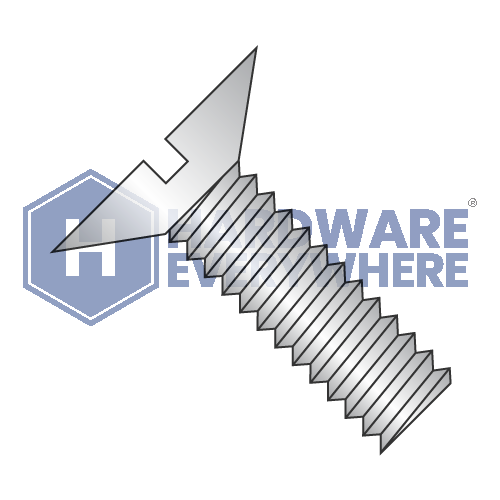 6-32 x 1/4 MACHINE SCREWS / Slotted / Flat Head / 18-8 Stainless / Plain