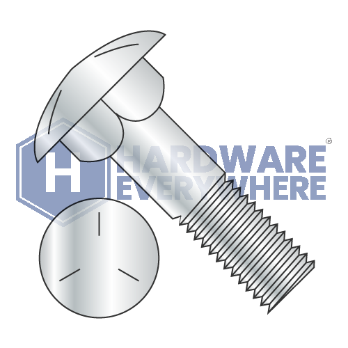 1/2-13 x 10 CARRIAGE BOLTS / Grade 5 / Zinc