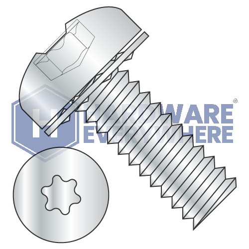 10-32 x 1/2 SEMS SCREWS / Torx / Pan Head / Steel / Zinc