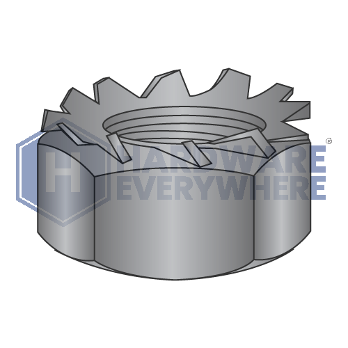 5/16-18 K LOCK NUTS / Steel / Black Zinc