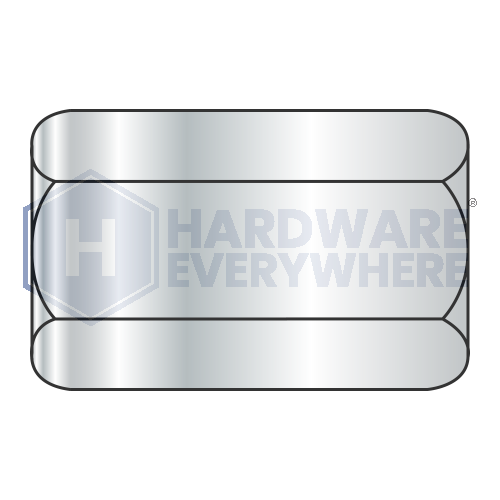 10-24 X 3/4 HEX COUPLING NUTS / Steel / Zinc