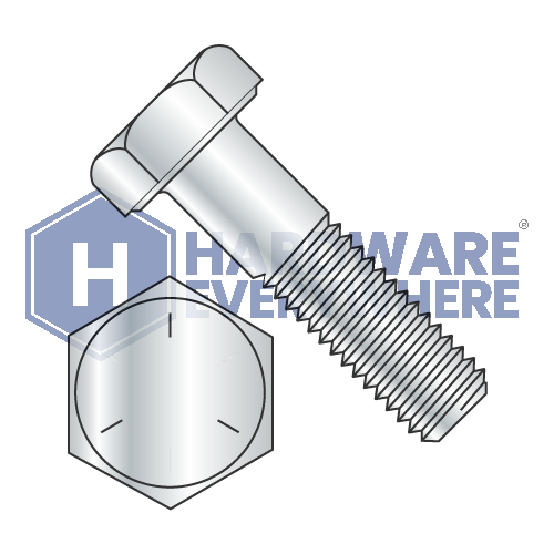 3/8-24 x 3 3/4 HEX CAP SCREWS / Grade 5 / Zinc