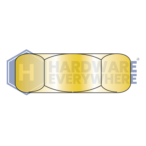 5-40 Hex MACHINE NUTS / Steel / Yellow Zinc