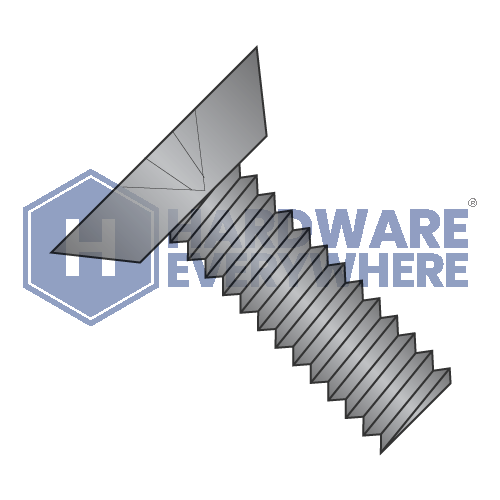 8-32 x 3/8 MACHINE SCREWS / Phillips / Flat Head Undercut / Steel / Black Zinc