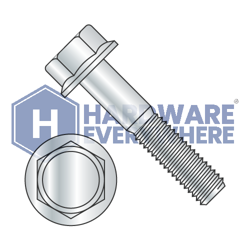 M6 x 25 METRIC FLANGE BOLTS / Grade 8.8 / Zinc