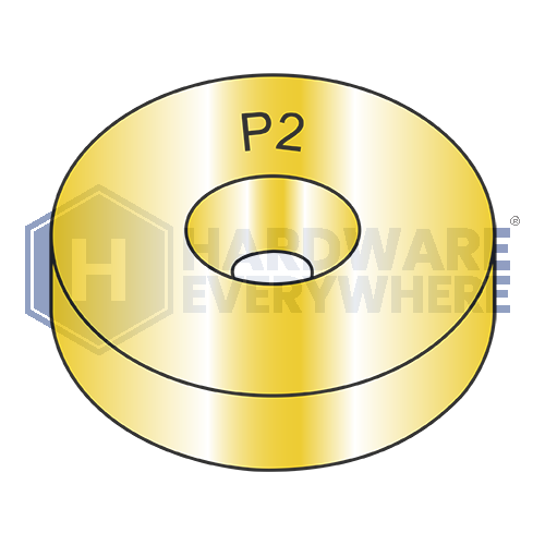 1/4 USS/Heavy Duty Thru-Hardened Washers / Steel / Zinc Yellow