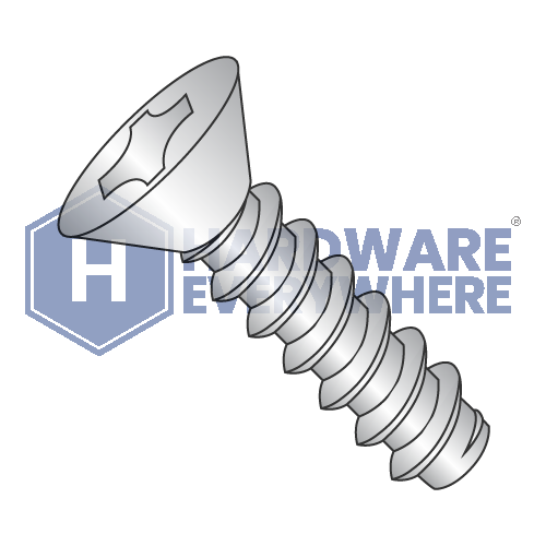 #10 x 3/4 SCREWS / Phillips / Flat Head / 18-8 Stainless / Plain