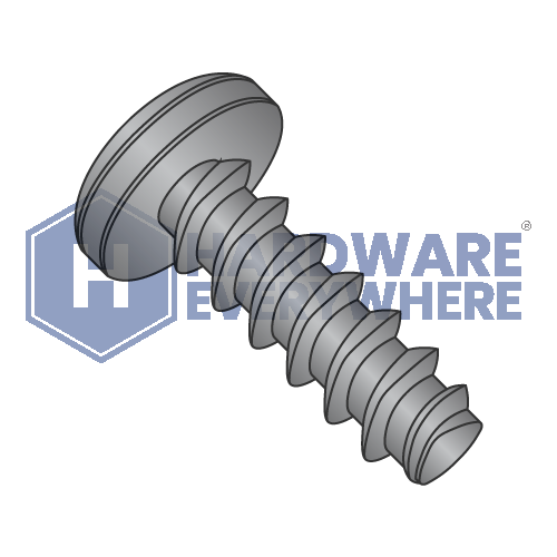 1/4-10 X 1/2 Thread Forming Screws / Phillips / Pan Head / Steel / Black Oxide / Plastite (Blunt Tip) Alternate 48-2