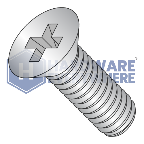 M2 x 3 METRIC MACHINE SCREWS / Phillips / Flat Head / A2 Stainless / Plain