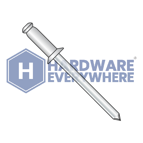 1/8X.25-.31  Countersunk Aluminum Rivet With Steel Mandrel