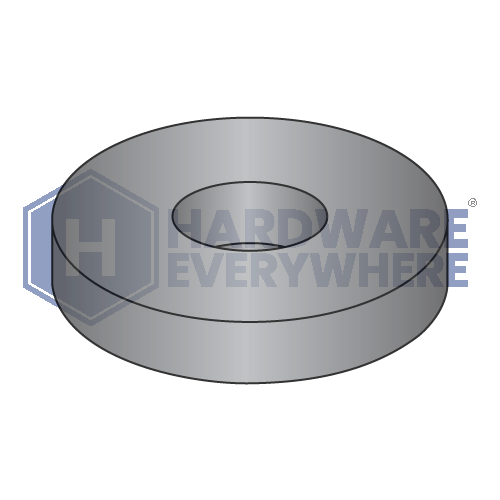1/4 FLAT WASHERS / Steel / Black Zinc