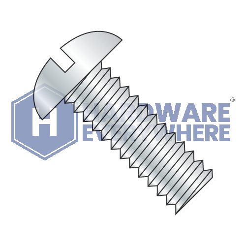 1/4-20 x 2 1/4 MACHINE SCREWS / Slotted / Round Head / Steel / Zinc