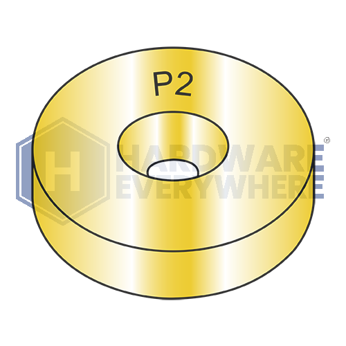 3/8 SAE/Heavy Duty Thru-Hardened Washers / Steel / Zinc Yellow