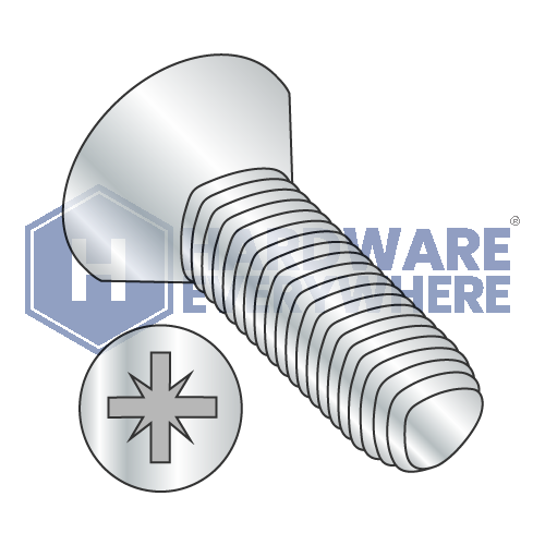 M5 X 10 Thread Forming Screws / Pozi / Flat Head / Steel / Zinc / Taptite Alternate