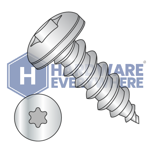 #10 x 1 SHEET METAL SCREWS / Phillips / Truss Head / 18-8 Stainless / Plain