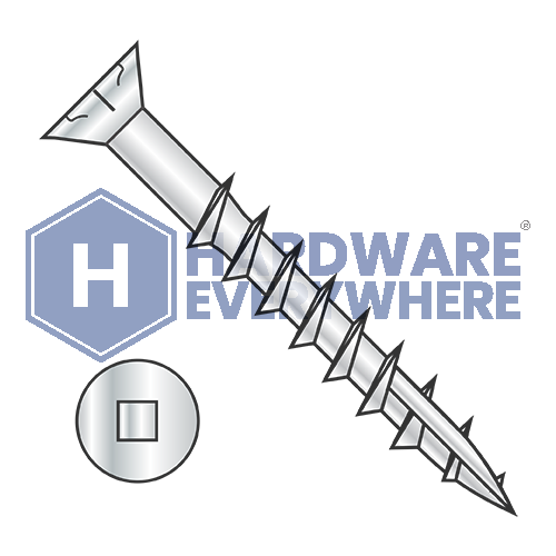 8 X 1 5/8 Deck Screws / Torx / Flat Head / Steel / 1000 Hour Coating / Type 17