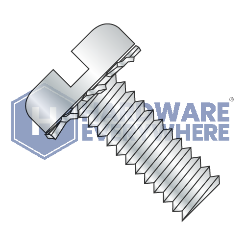 10-24 x 3/8 SEMS SCREWS / Slotted / Pan Head / Steel / Zinc