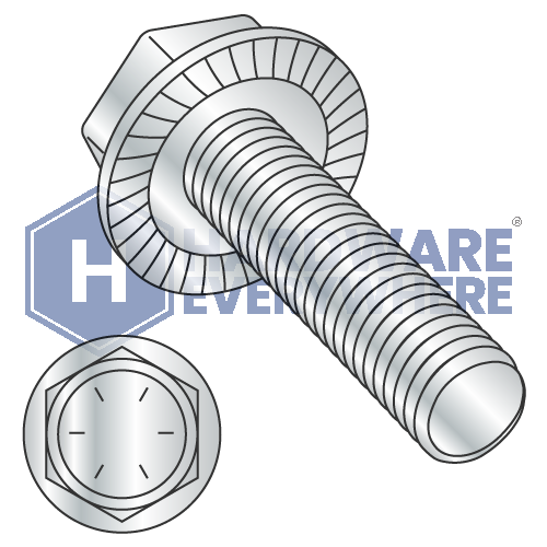 5/16-18 x 1 1/2 FLANGE BOLTS / Grade 8 / Zinc