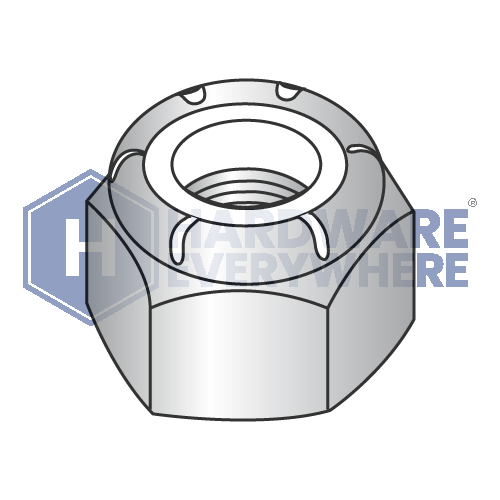 M5 METRIC NYLON INSERT LOCK NUTS / A2 Stainless / Plain