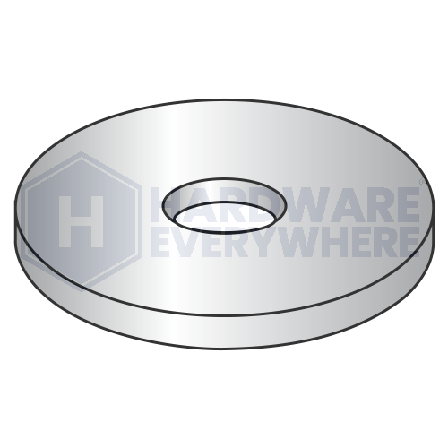 #2 FLAT WASHERS / 18-8 Stainless / Plain