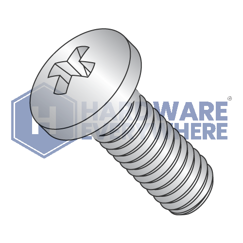 4-40 x 5/32 MACHINE SCREWS / Phillips / Pan Head / 18-8 Stainless / Plain
