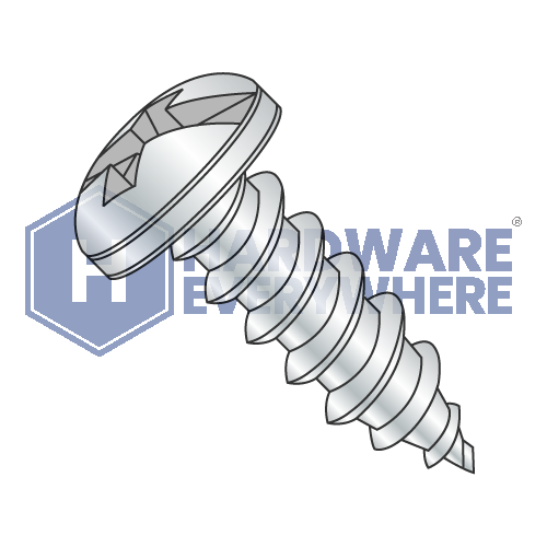 #10 x 5/8 SHEET METAL SCREWS / Combo / Pan Head / Steel / Zinc