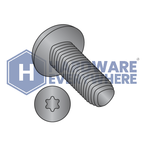 4-40 X 3/8 Thread Forming Screws / Torx / Pan Head / Steel / Black Oxide / Taptite Alternate
