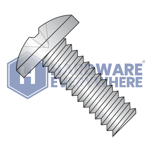 10-32 x 7/8 MACHINE SCREWS / Slotted / Binder Head Undercut / 18-8 Stainless / Plain