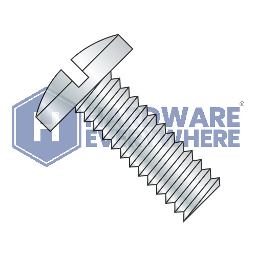 6-32 x 1/4 MACHINE SCREWS / Slotted / Binder Head Undercut / Steel / Zinc