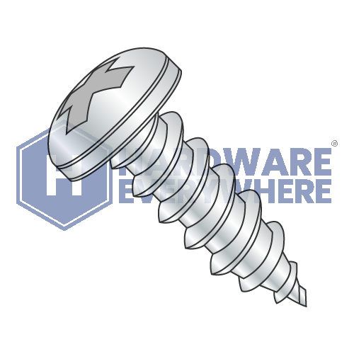 5/16 x 1 1/2 SHEET METAL SCREWS / Phillips / Pan Head / Steel / Zinc