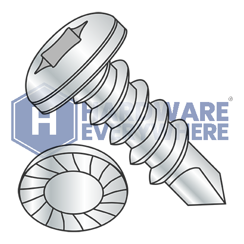 #12 x 1 SELF DRILLING SCREWS / Torx / Pan Head / Steel / Zinc