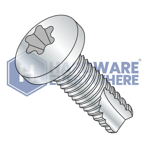 5/16-18 X 1 1/4 Thread Cutting Screws / Torx / Pan Head / Steel / Zinc / Type 23