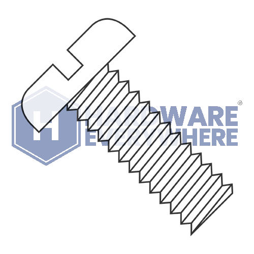 2-56 x 9/32 MACHINE SCREWS / Slotted / Pan Head / Nylon / Natural White