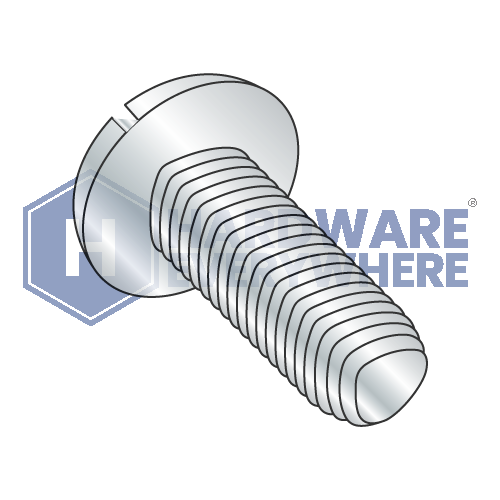 10-24 X 3/8 Thread Forming Screws / Slotted / Pan Head / Steel / Zinc / Taptite Alternate