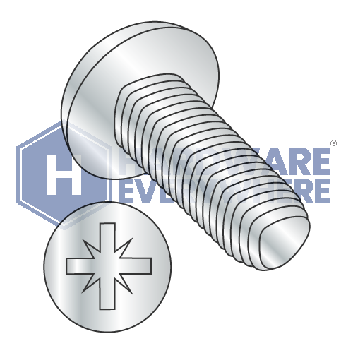 M2 X 5 Thread Forming Screws / Pozi / Pan Head / Steel / Zinc / Taptite Alternate