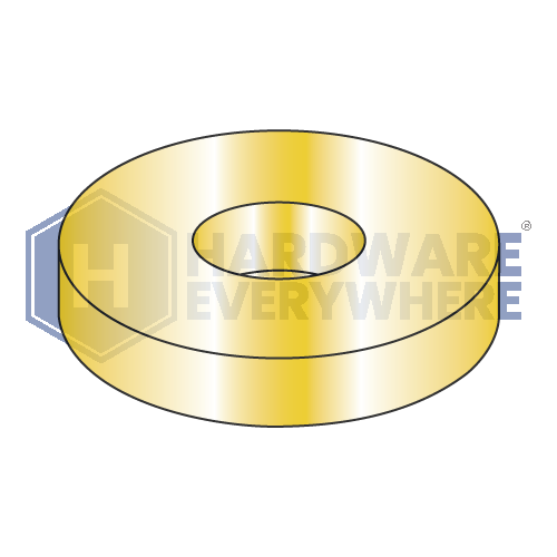 #10 FLAT WASHERS / Steel / Zinc Yellow