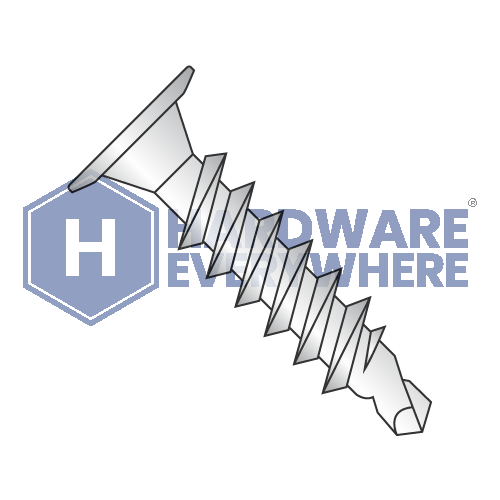 #8 x 1 1/4 SELF DRILLING SCREWS / Phillips / Wafer Head / 18-8 Stainless / Plain