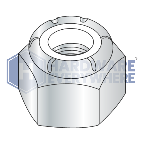 7/8-9 HEAVY NYLON INSERT LOCK NUTS / Steel / Zinc