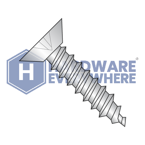 #14 x 3/4 SHEET METAL SCREWS / Phillips / Flat Head Undercut / 18-8 Stainless / Plain