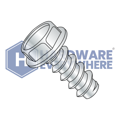 5/16 x 1 1/4 SHEET METAL SCREWS / Unslotted / Hex Washer Head / Steel / Zinc