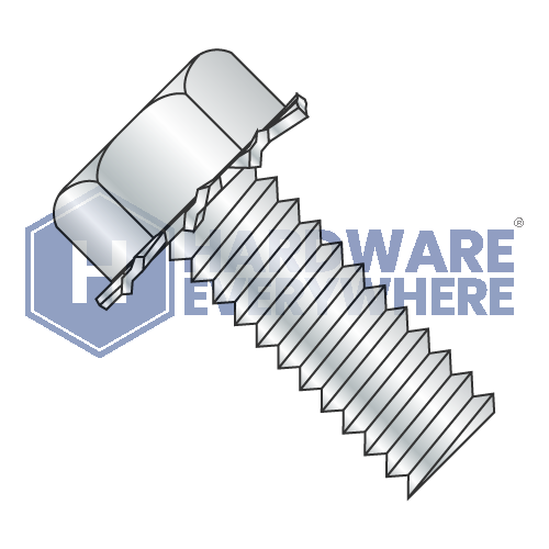 8-32 x 3/8 SEMS SCREWS / Unslotted / Hex Head / Steel / Zinc