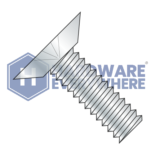10-32 x 1/4 MACHINE SCREWS / Phillips / Flat Head Undercut / Steel / Zinc