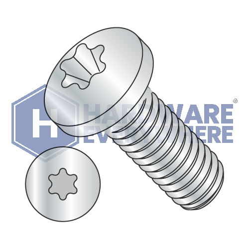 M3 x 4 METRIC SCREWS / Torx / Pan Head / Steel / Zinc