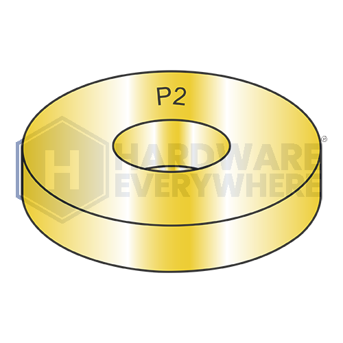 3/8 SAE   Thru-Hardened Washers / Steel / Zinc Yellow