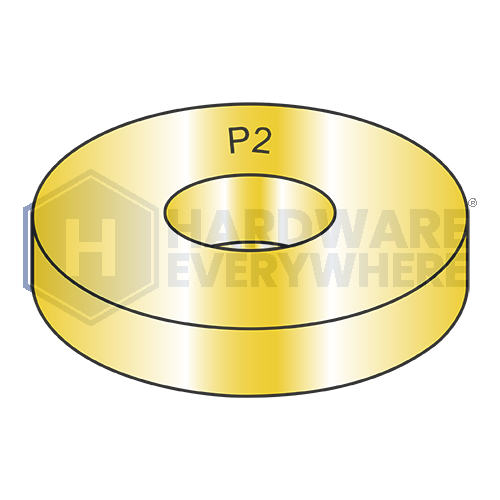 1/4 SAE   Thru-Hardened Washers / Steel / Zinc Yellow