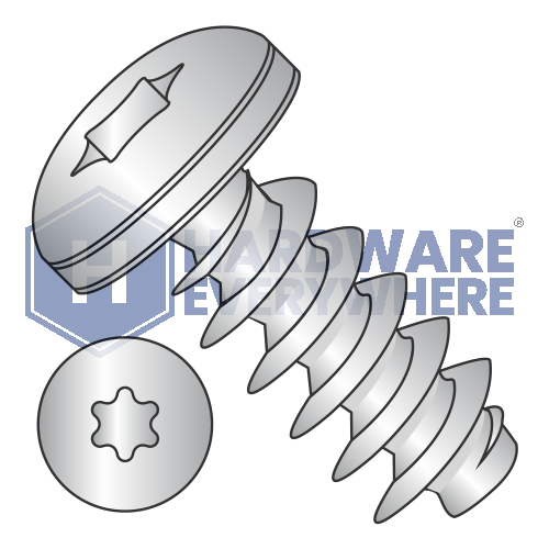 M2.2 x 6 METRIC THREAD FORMING SCREWS / Torx / Pan Head / A2 Stainless / Plain